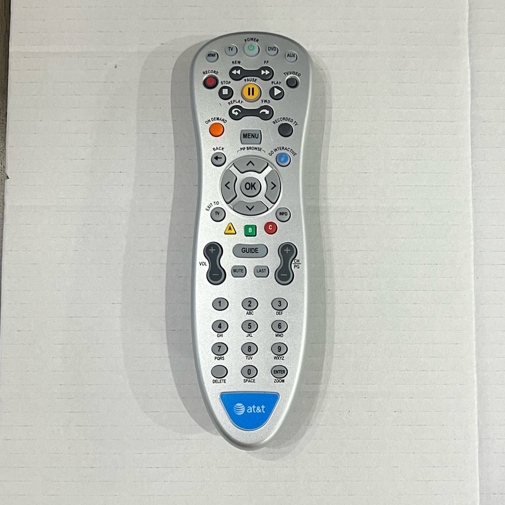 AT&T U-verse T6 Universal Remote – Used, Works Great